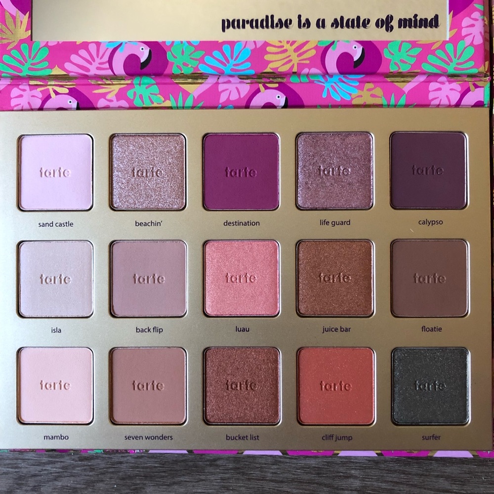 TARTE: Limited Edition Passport to Paradise box *ONLY EYESHADOW*